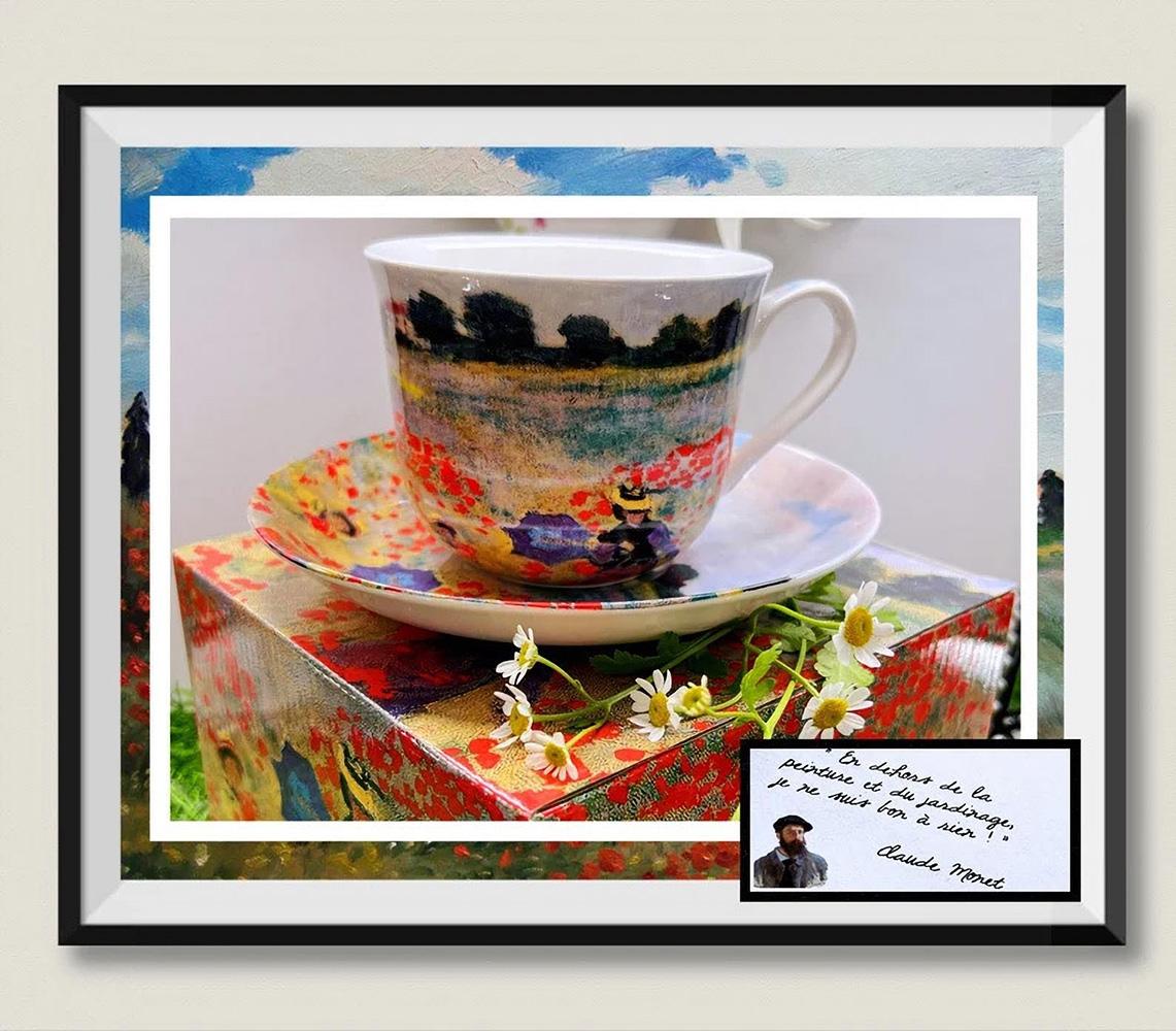 CLAUDE MONET Large English Breakfast Fine Bone China Set of a Cup and  Saucer 14FL OZ - TurnStaar©